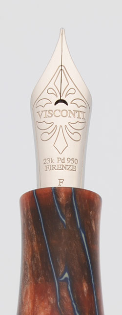Visconti Divina Desert Spring LE Fountain Pen - Brown w Blue